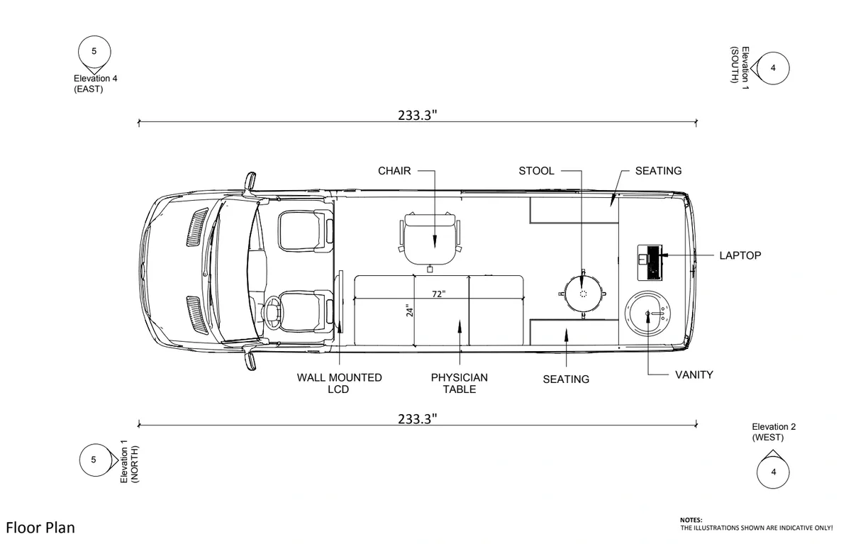 Mobile Physician Floor Plan [Top]